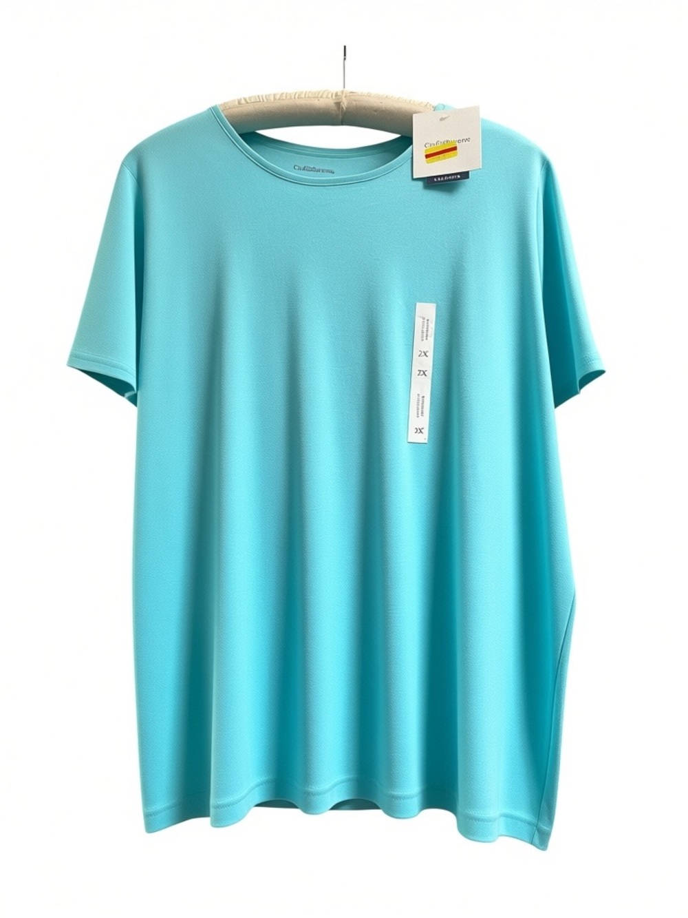2X Women’s “Croft & Barrow”T‑Shirt in Aqua ((NWT))